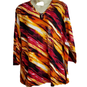 Anne Klein Sport size 3X 3/4 sleeve Tunic /top NWT